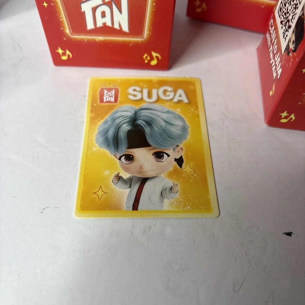 Set of 4 - McDonald's TinyTAN x BTS‎ Encore Edition #10 Happy Meal New - SUGA